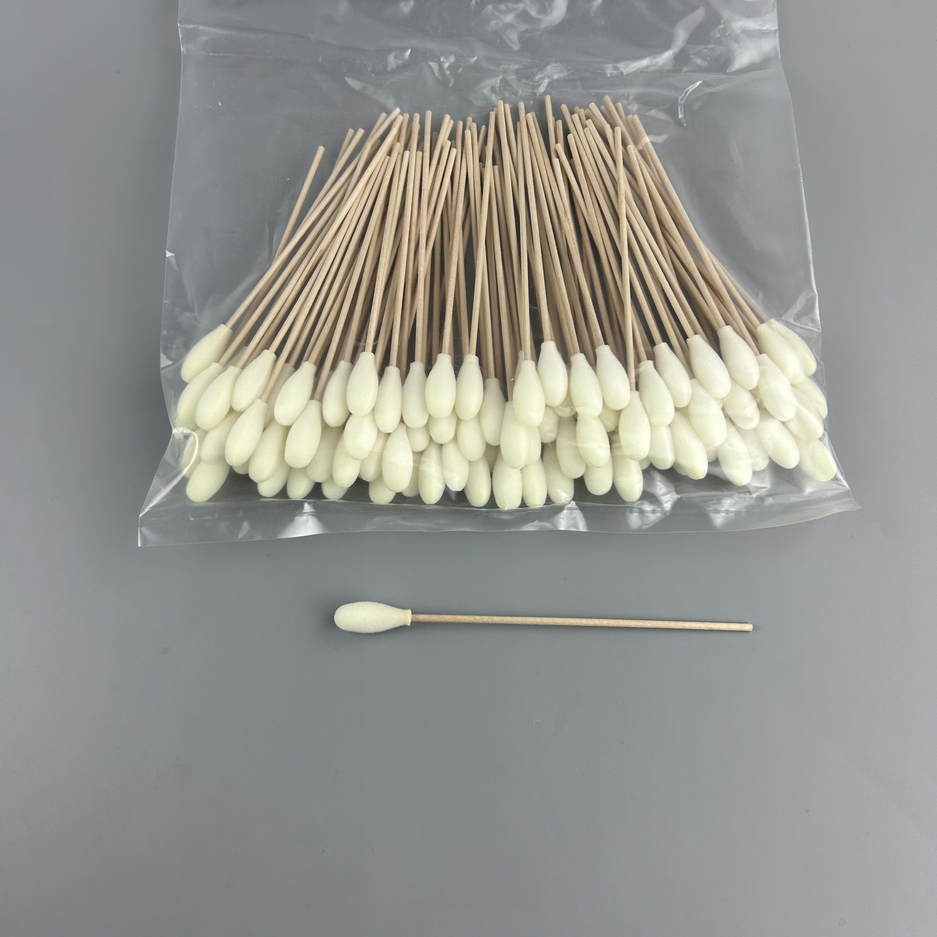 JSW-2310H1 Foam Swab with Wooden Stick