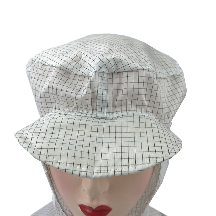 5mm Grid Washable Reusable ESD Shawl Cap
