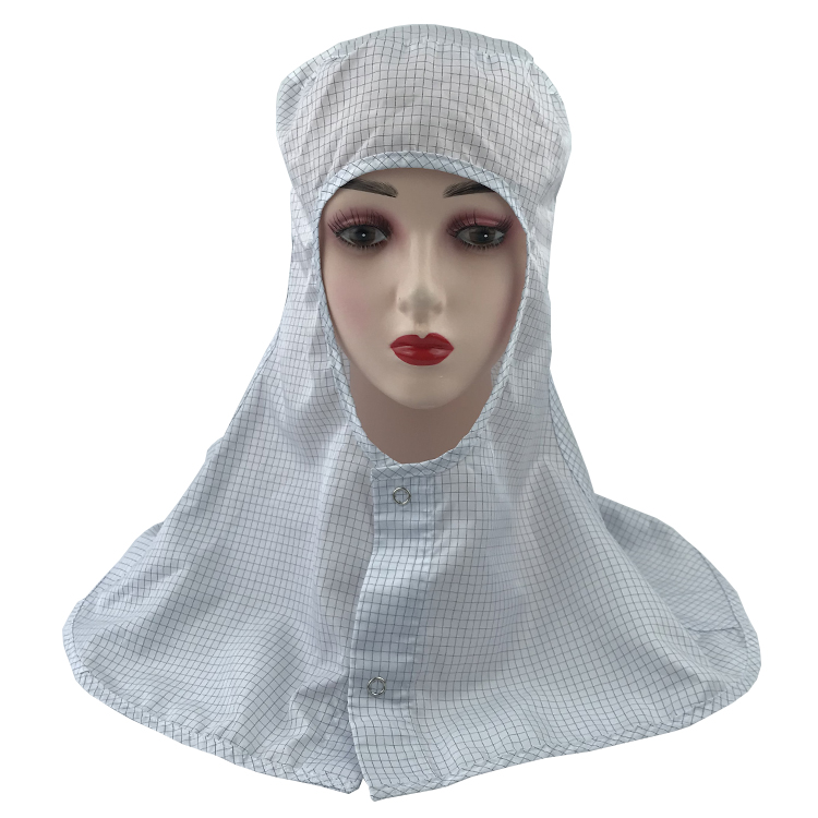5mm Grid ESD Shawl Cap with Button