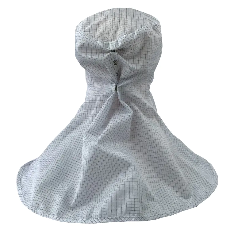 5mm Grid ESD Shawl Cap with Button