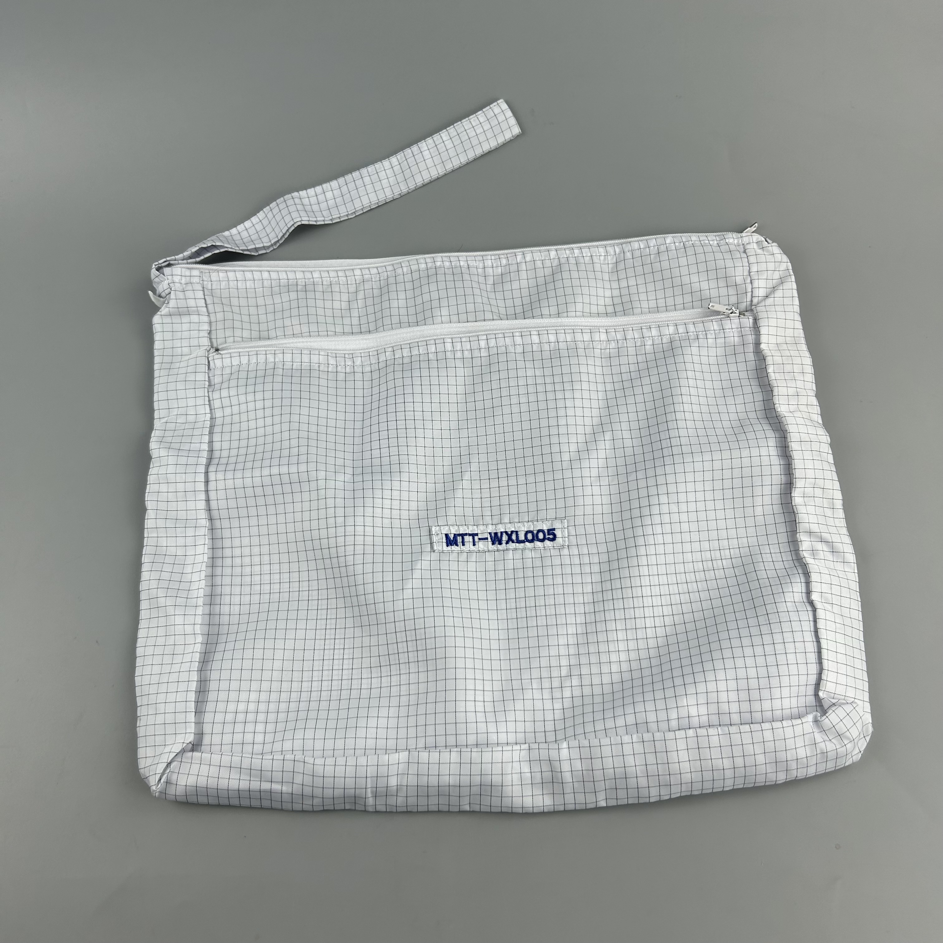 5mm Grid Double Zipper Anti-Static ESD Bag