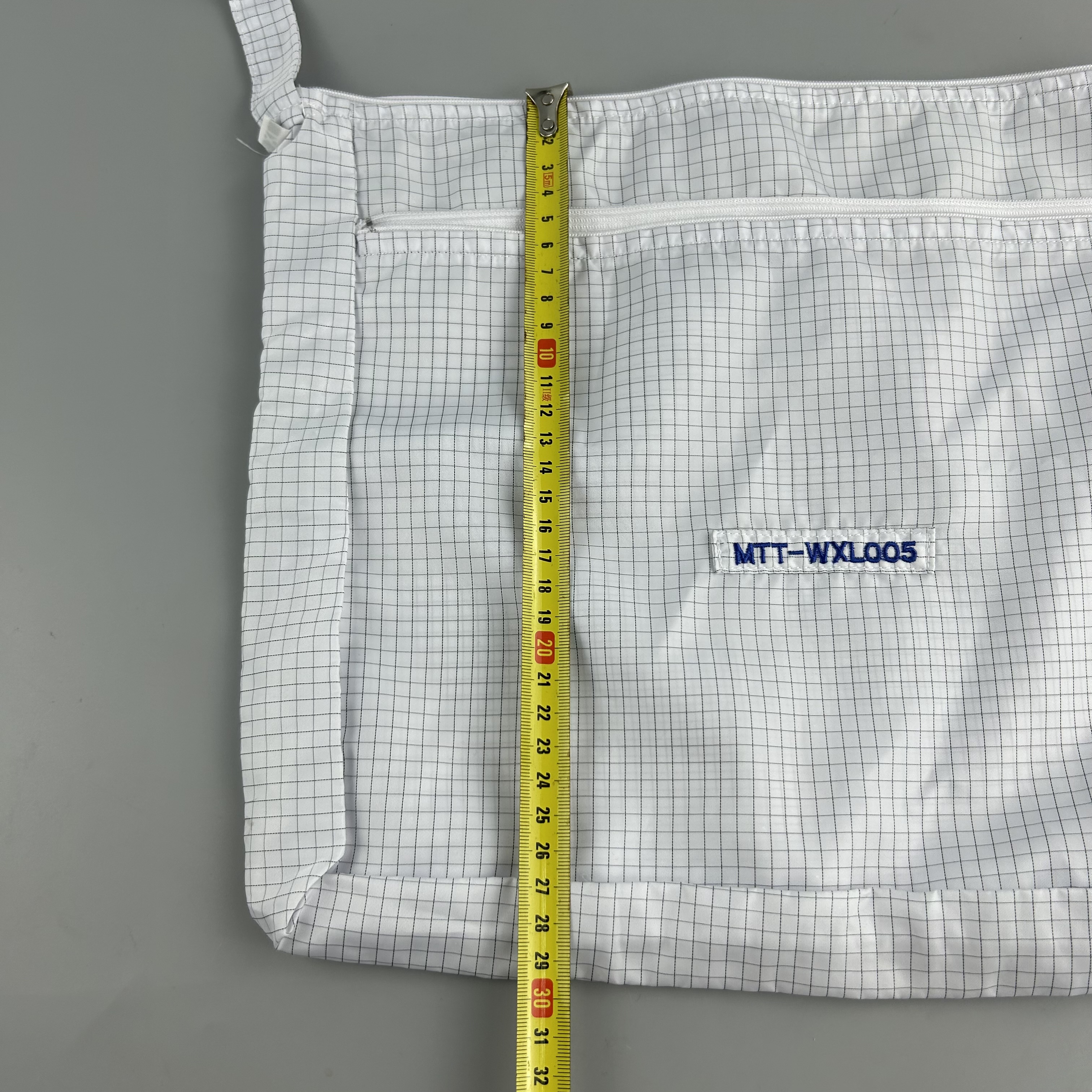 5mm Grid Double Zipper Anti-Static ESD Bag