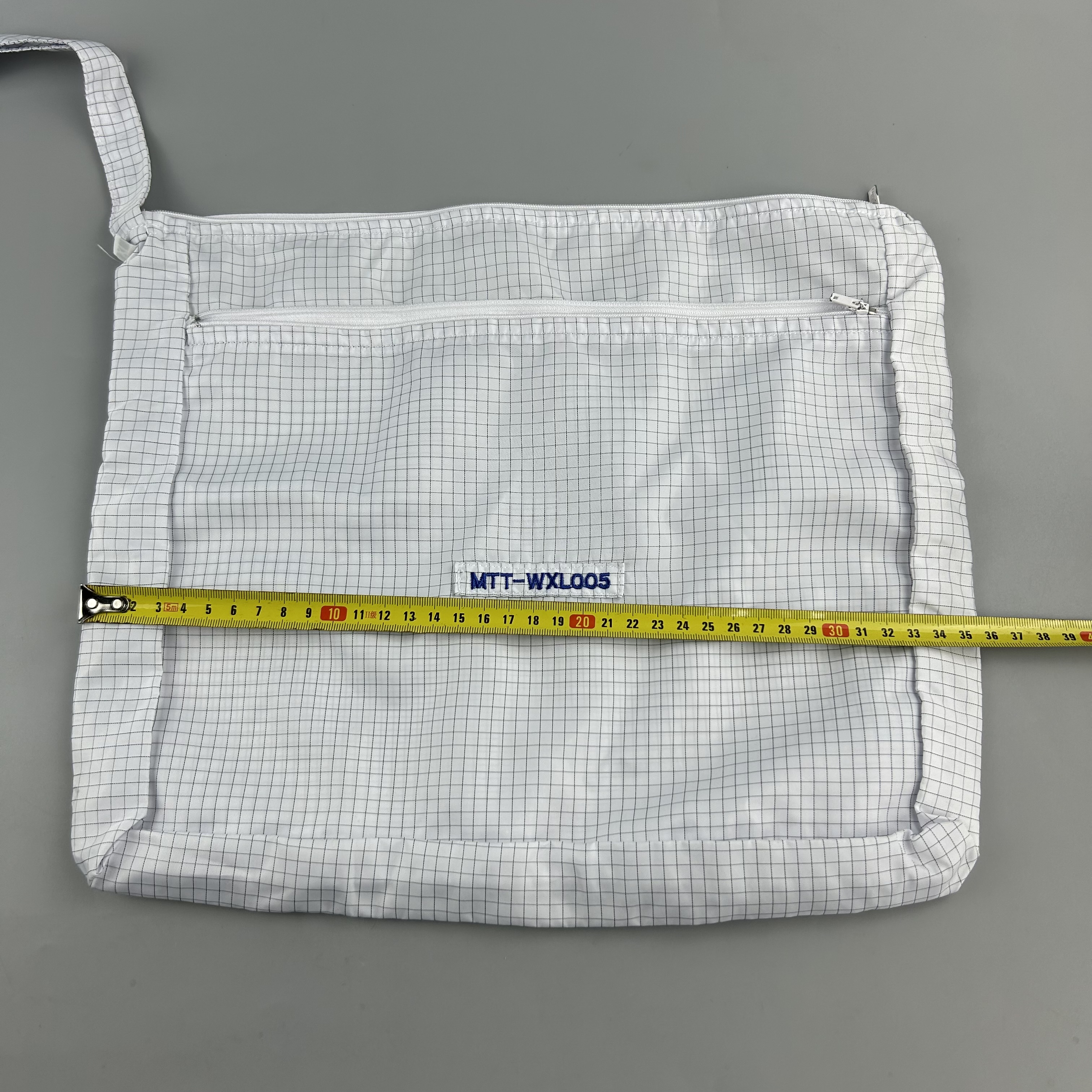 5mm Grid Double Zipper Anti-Static ESD Bag
