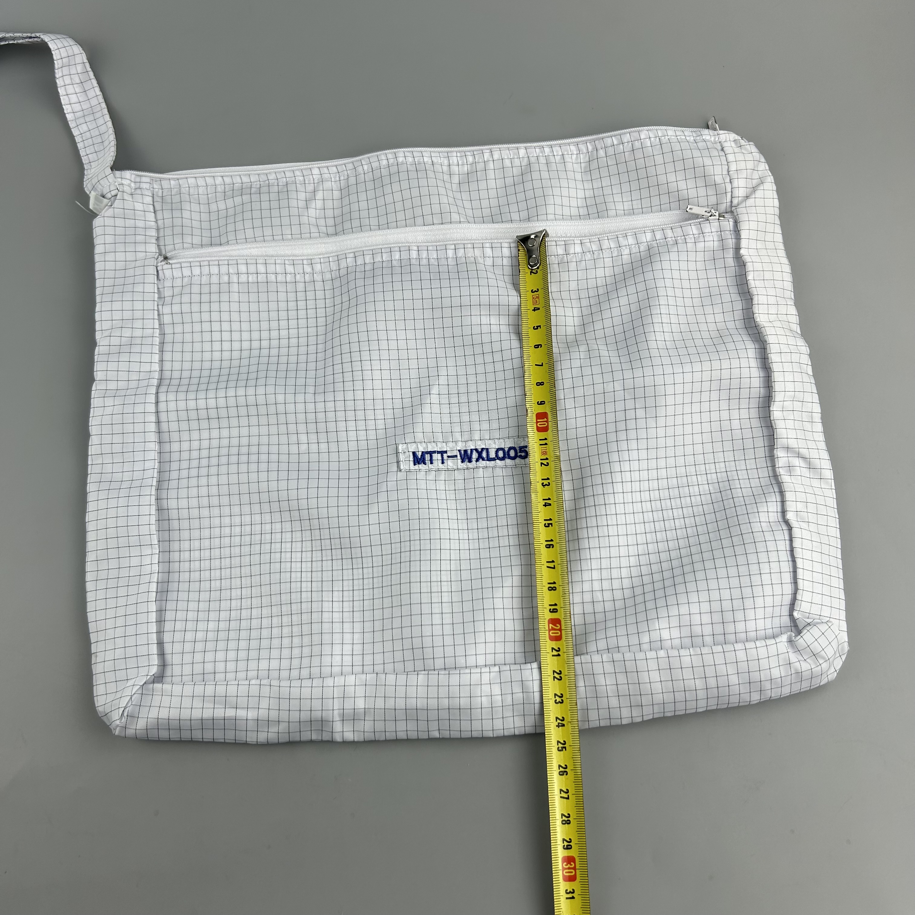 5mm Grid Double Zipper Anti-Static ESD Bag