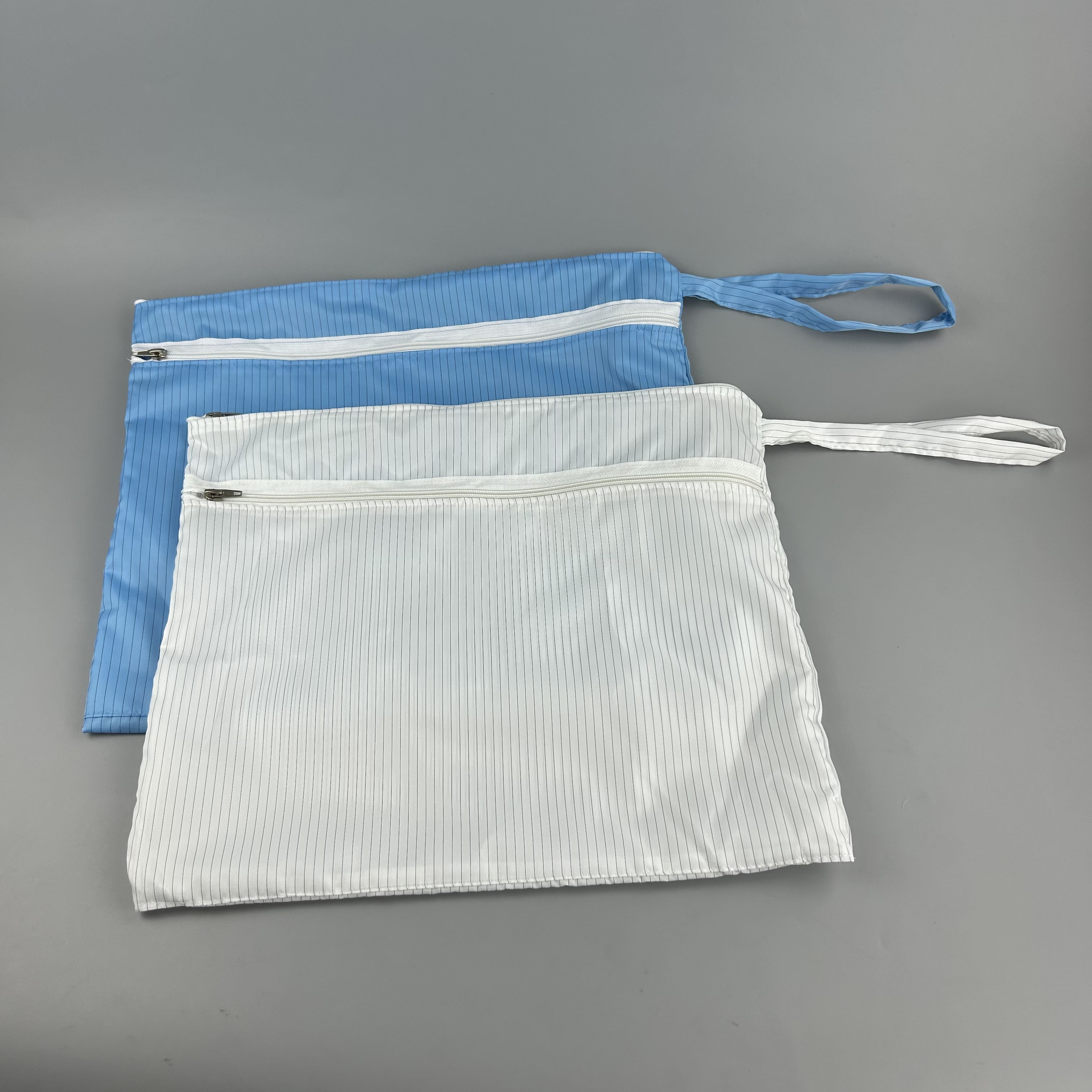 5mm Stripe Single Zipper Antistatic ESD Bag