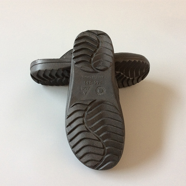 White Blue Black SPU ESD Slipper