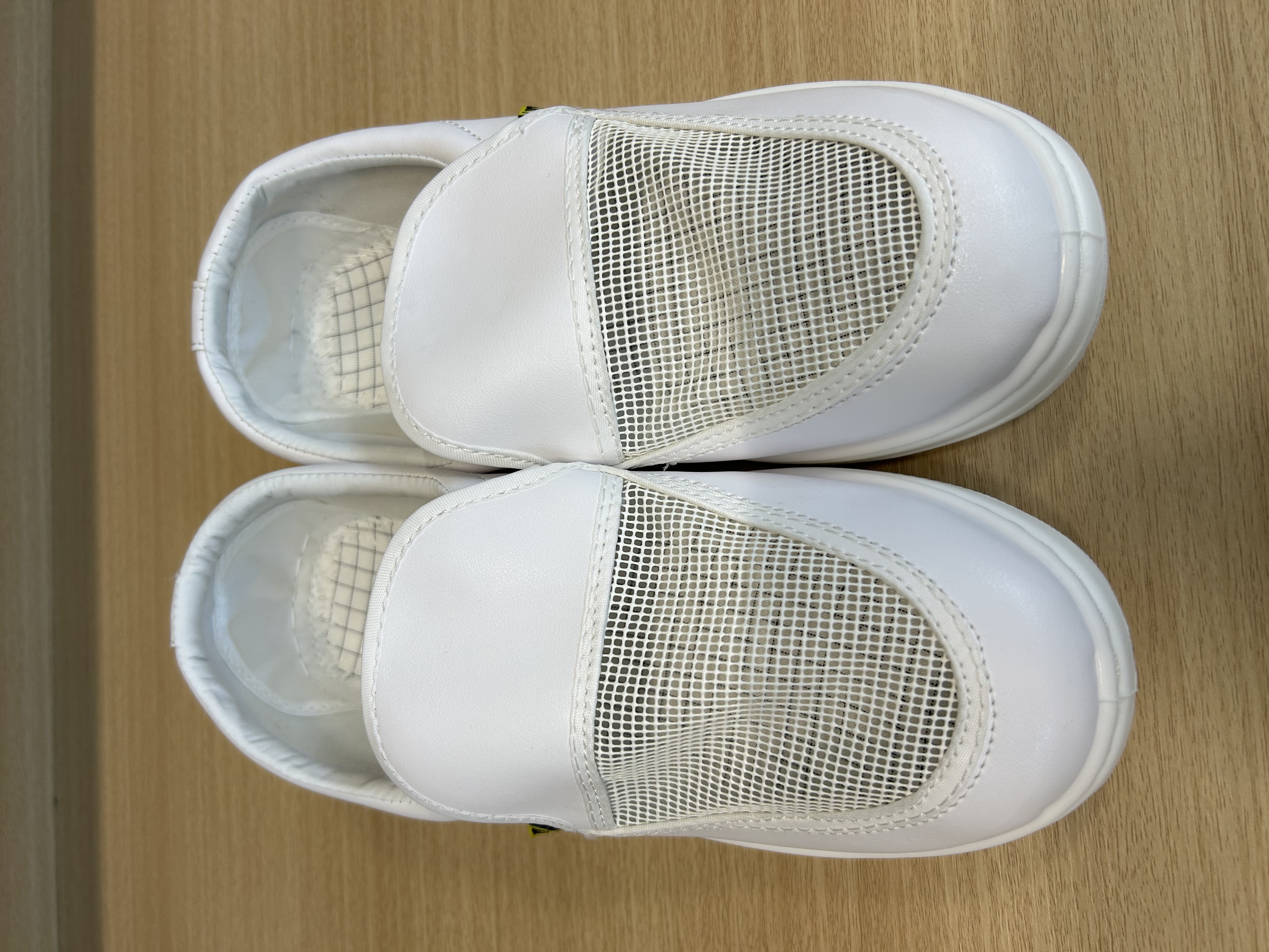 PU Outsole Leather Mesh ESD Shoe