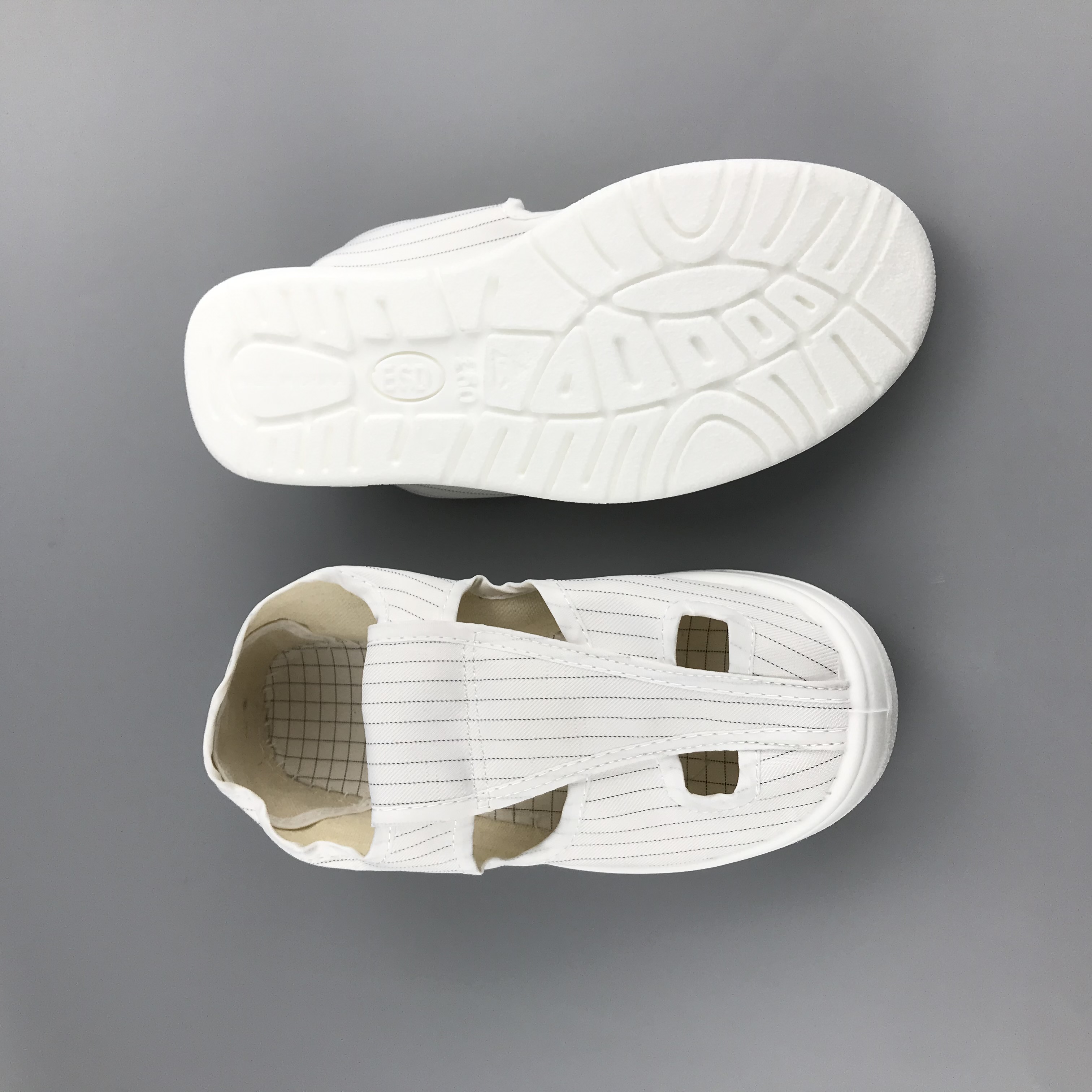 PU Outsole 5mm Stripe Four Holes  ESD Shoes  
