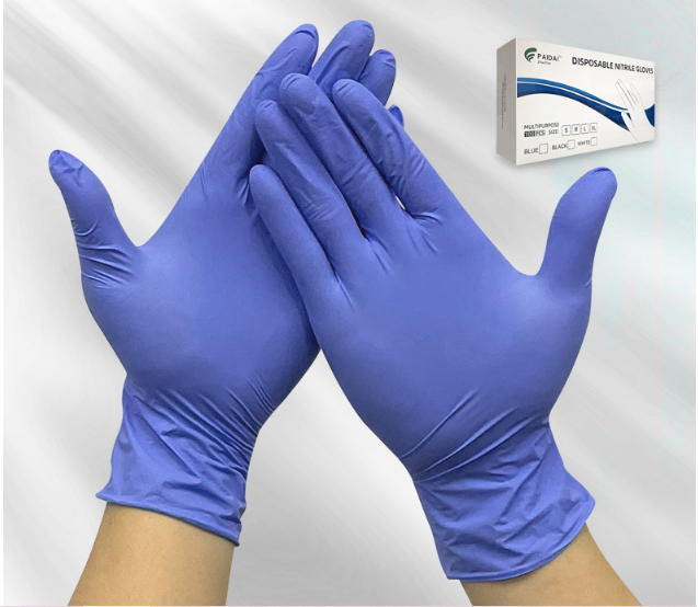 Purple Nitrile Gloves