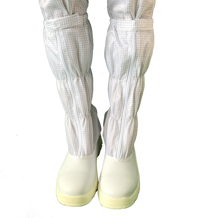 5mm Grid PU Outsole ESD Safety Boots with Steel Toe