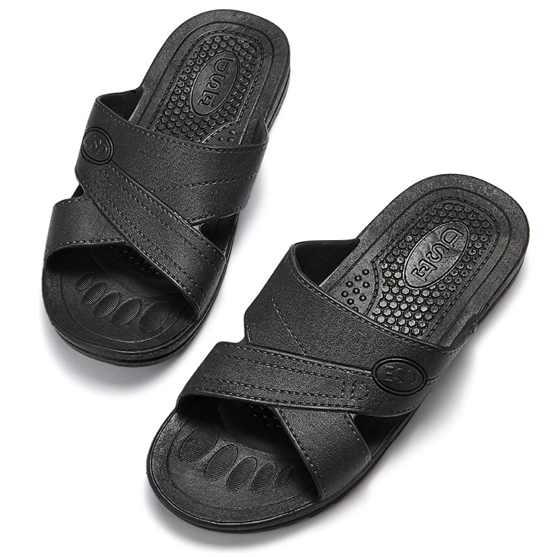 Black Blue White SPU Esd Slipper