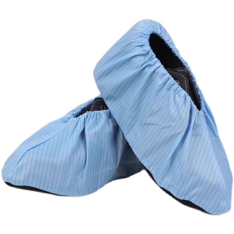 ESD Shoe Cover with Black PVC Sole