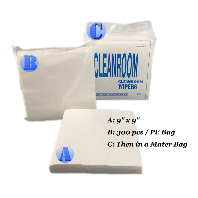 WIP-0609 Cleanroom Wipes