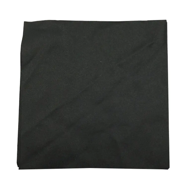 JW-14071 Black Polyester Cleanroom Wiper