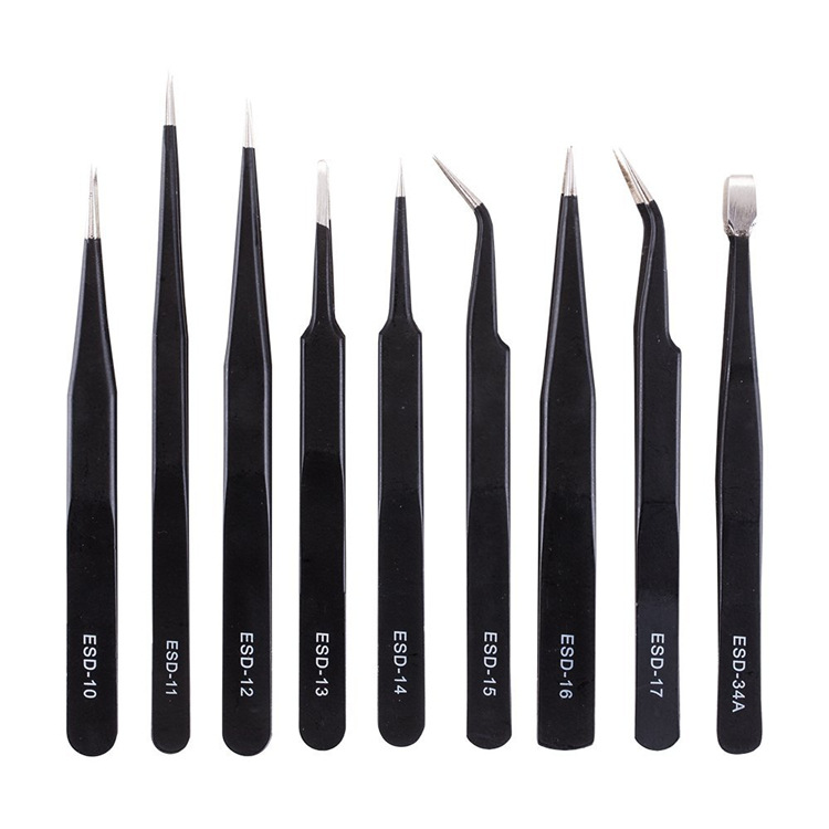 Stainless Steel Anti-Static Tweezers